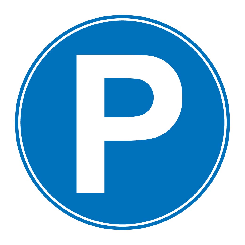 Circular Parking Zone Sign